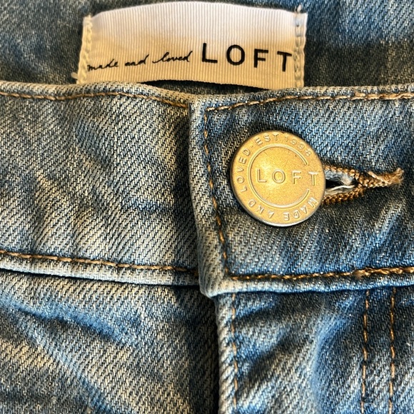 Loft straight crop jeans - NWOT!! - Picture 2 of 10